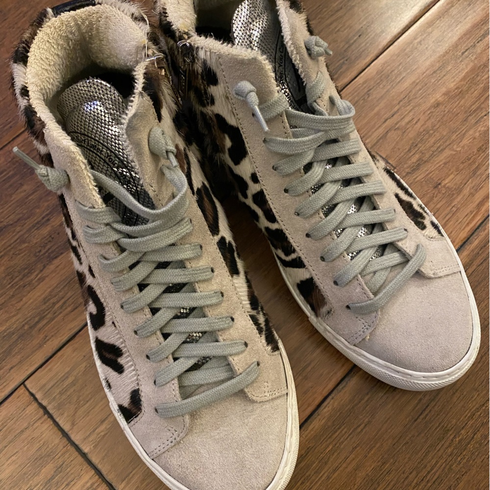 P448 High Top Sneaker - Size 37 (US size 7 - 7 1/2)